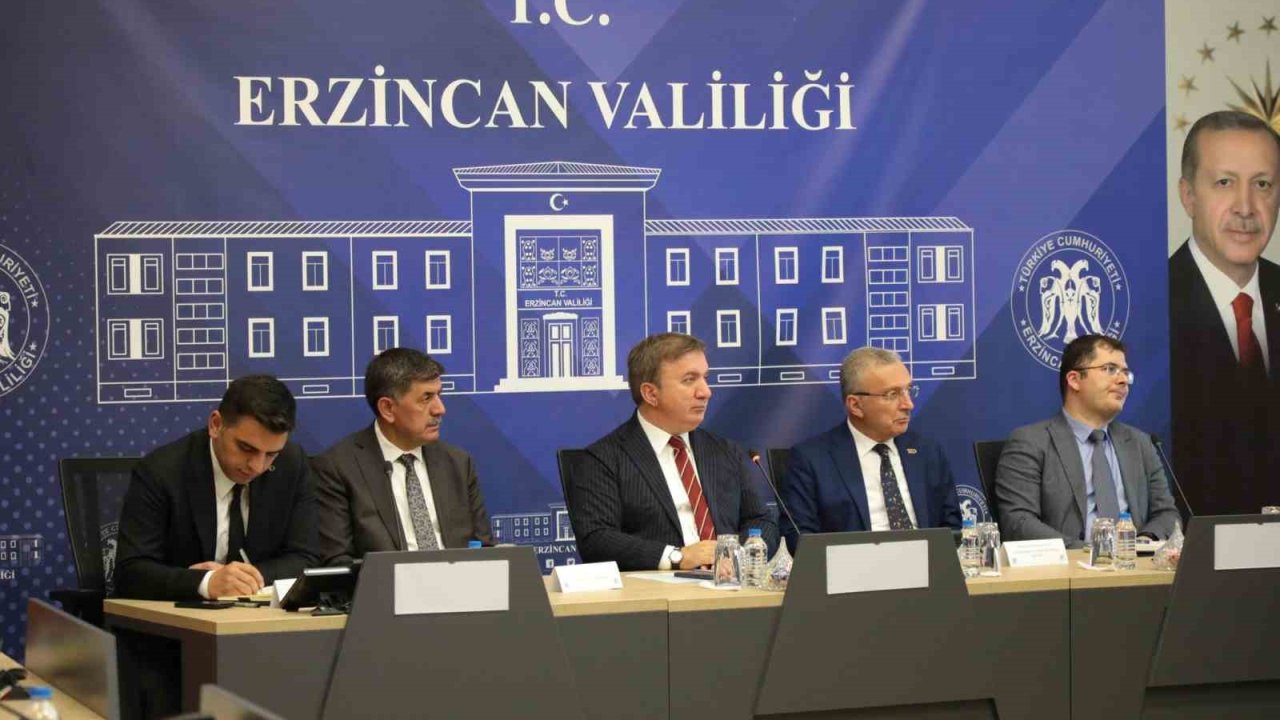 Erzincan’daki yatırımlar değerlendirildi