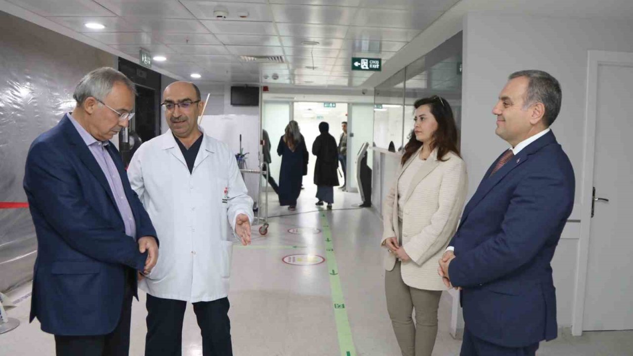 ERÜ Hematoloji - Onkoloji Hastanesi’nin yenileme çalışmaları tamamlandı