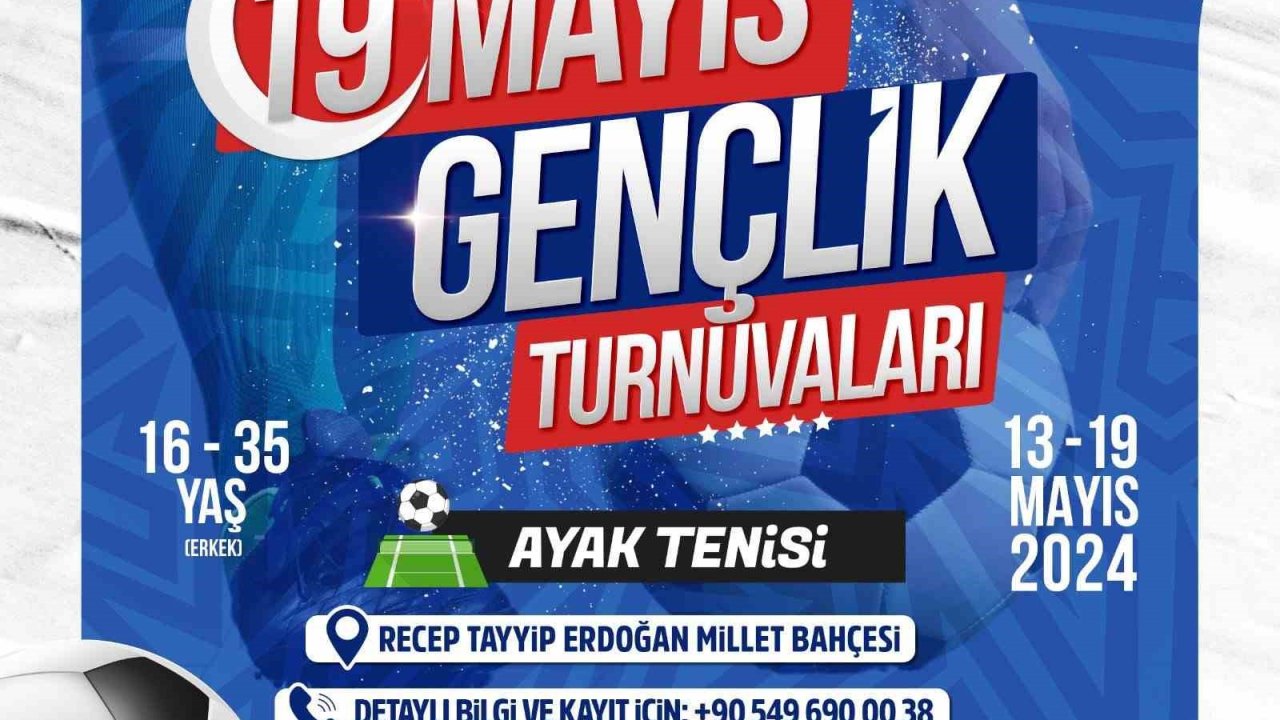 Büyükşehir Spor A.Ş.’nin 19 Mayıs Tenis Turnuvaları için kayıtlar başladı