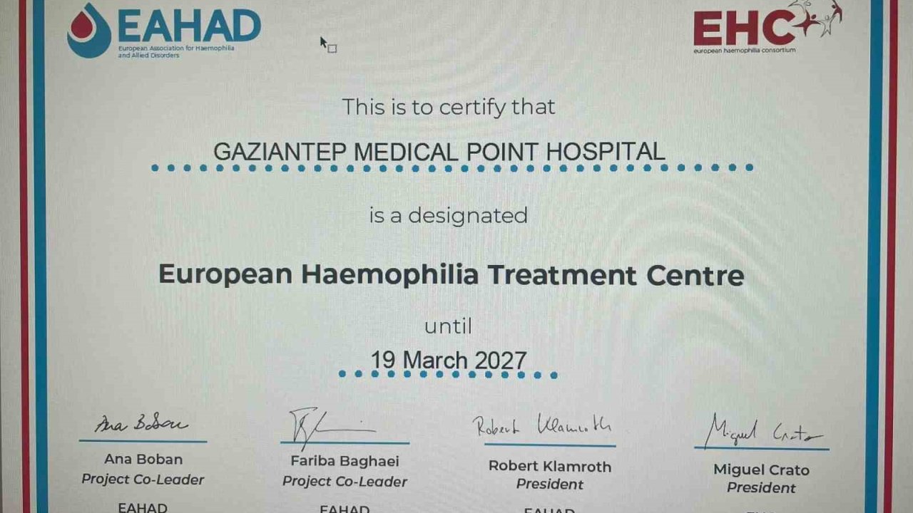 Medical Point Hastanesi’nde hemofili tedavisinde yeni bir adım