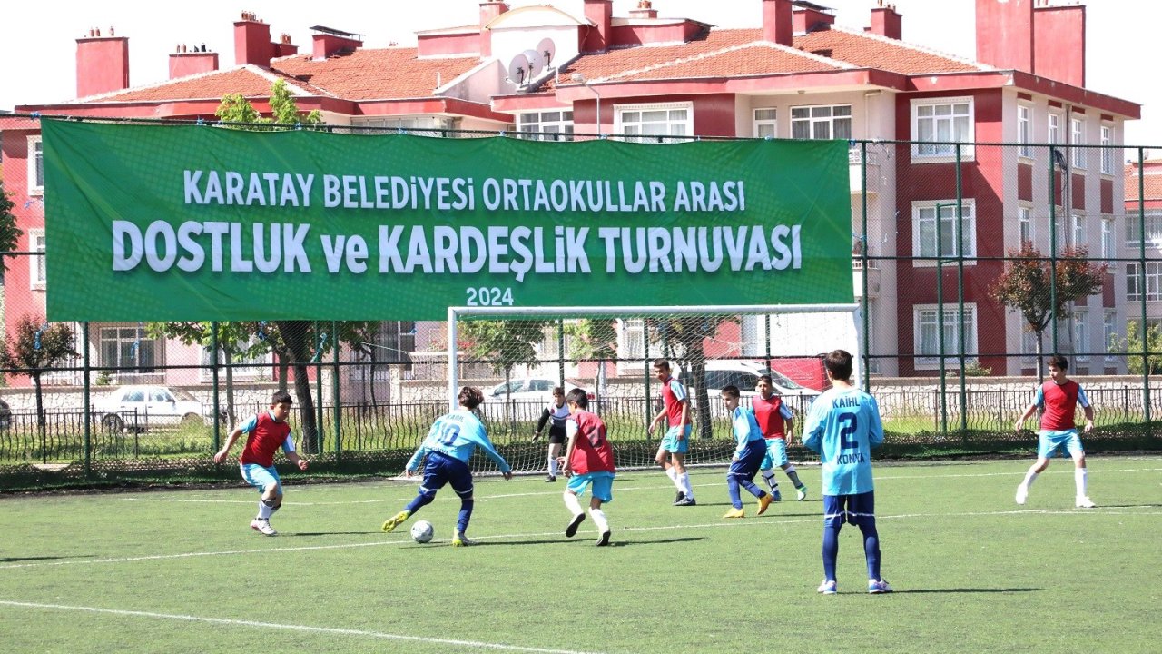 Karatay’da “3. Ortaokullar Arası Dostluk ve Kardeşlik Futbol Turnuvası”” başladı