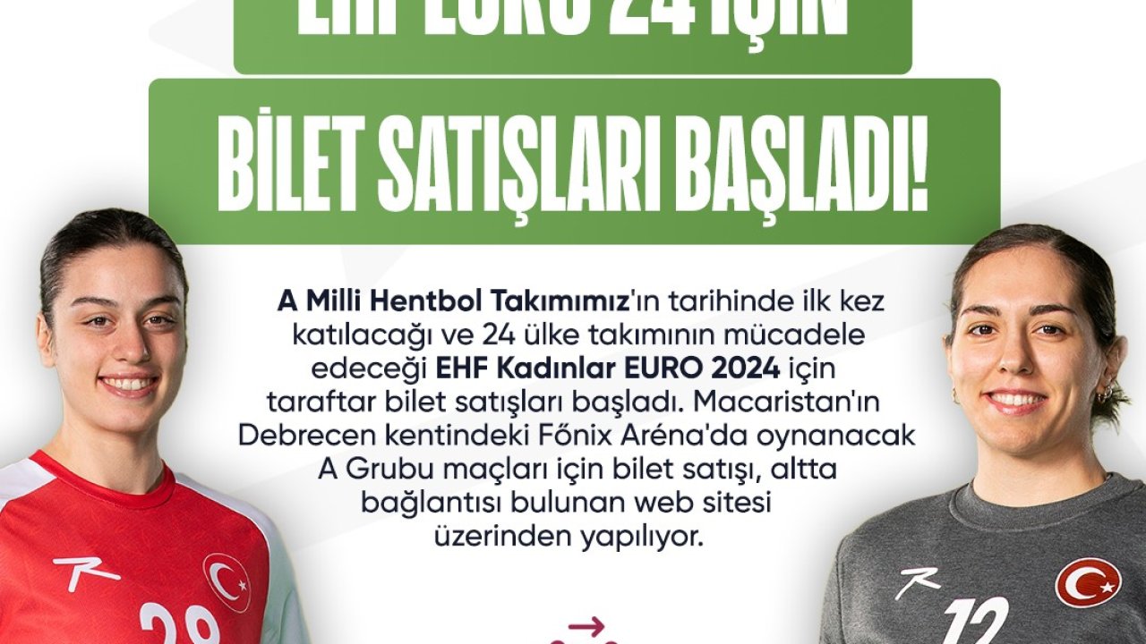 EHF Kadınlar EURO 2024 için bilet satışları başladı