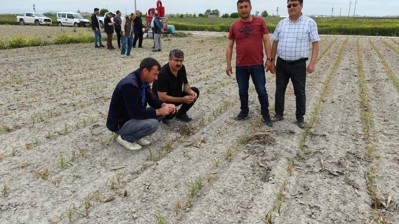 Konya’da ekili alanlarda incelemeler sürüyor