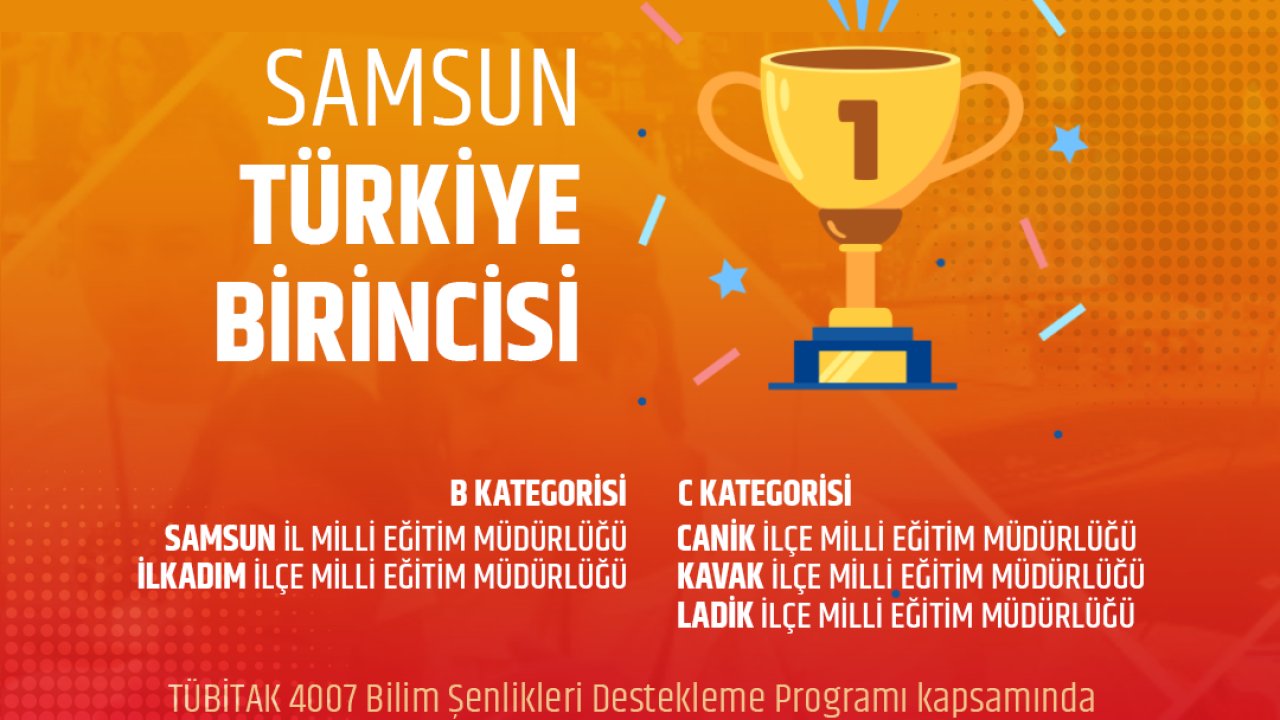 Samsun proje başvurusunda Türkiye 1’ncisi