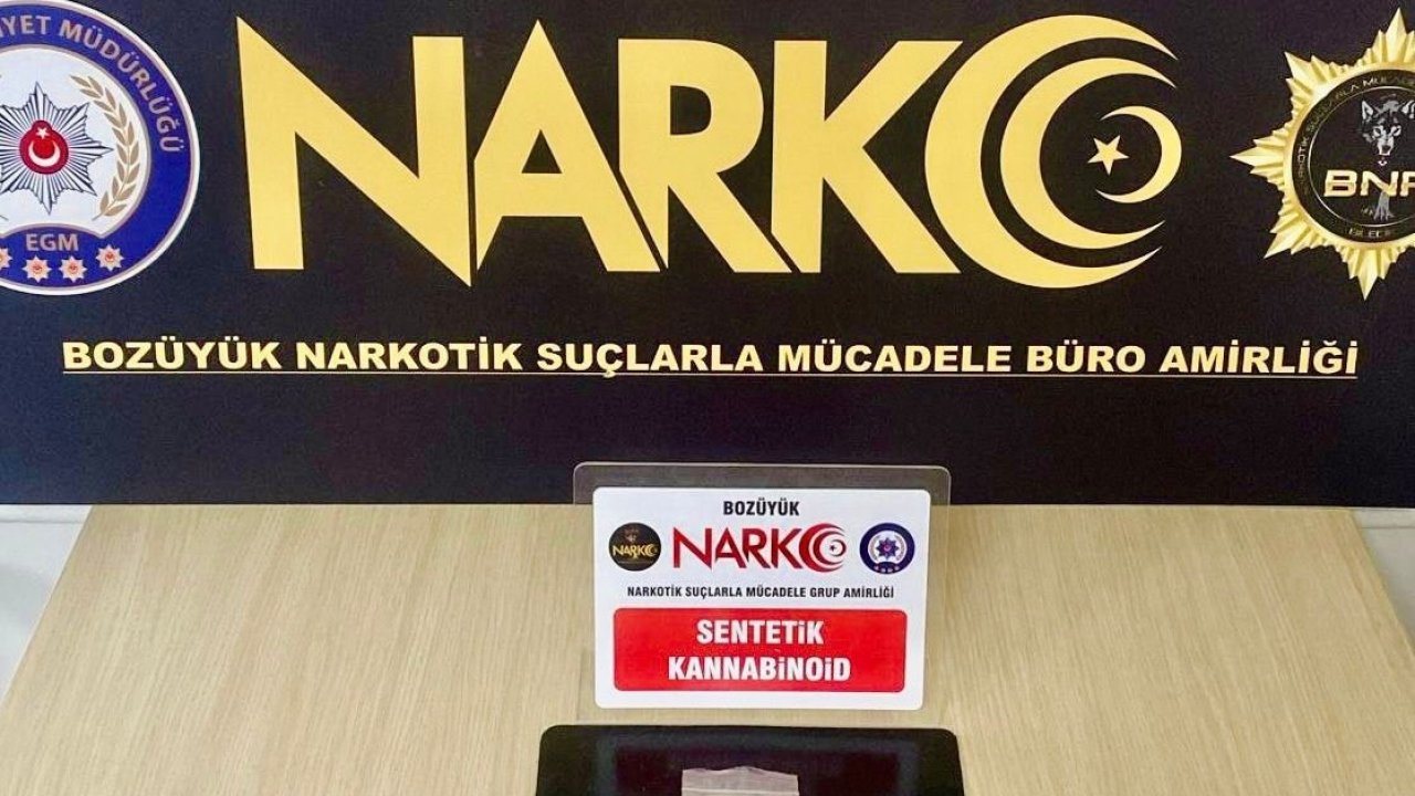 Bilecik’te uyuşturucu operasyonu 1 şüpheli yakalandı