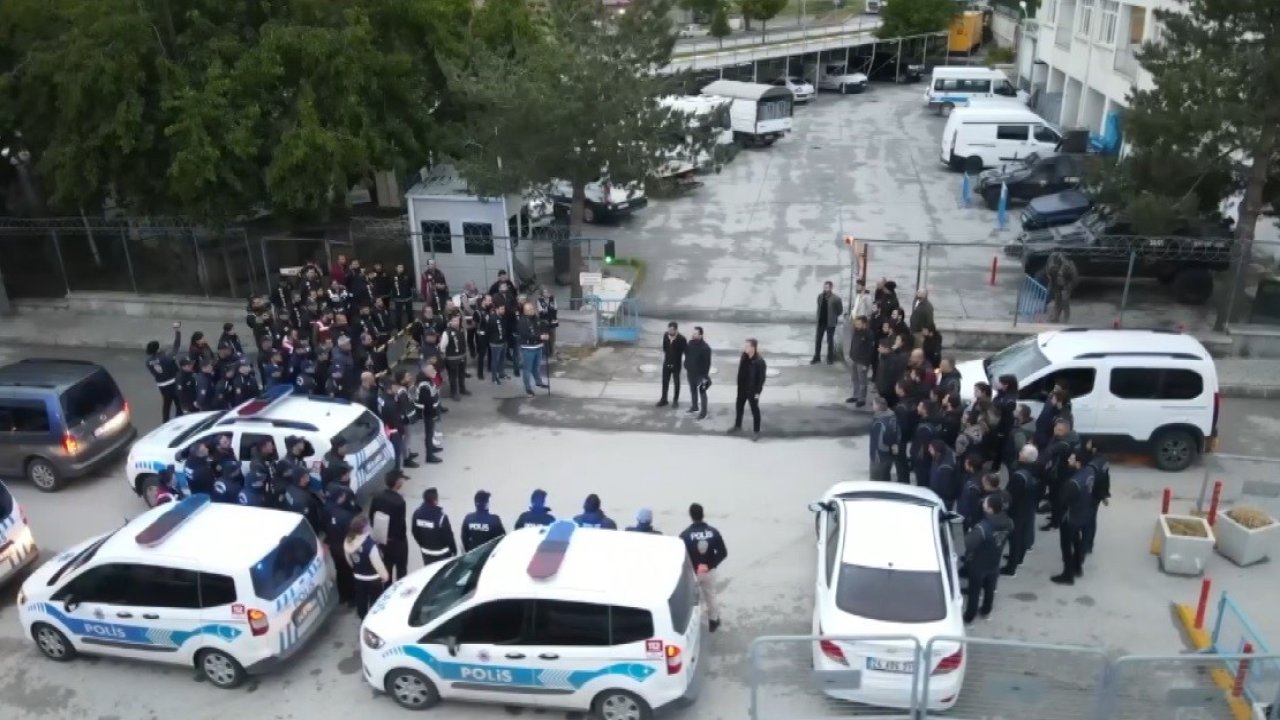 Erzincan’da KISKAÇ-15 operasyonu kapsamında 19 şüpheli gözaltına alındı