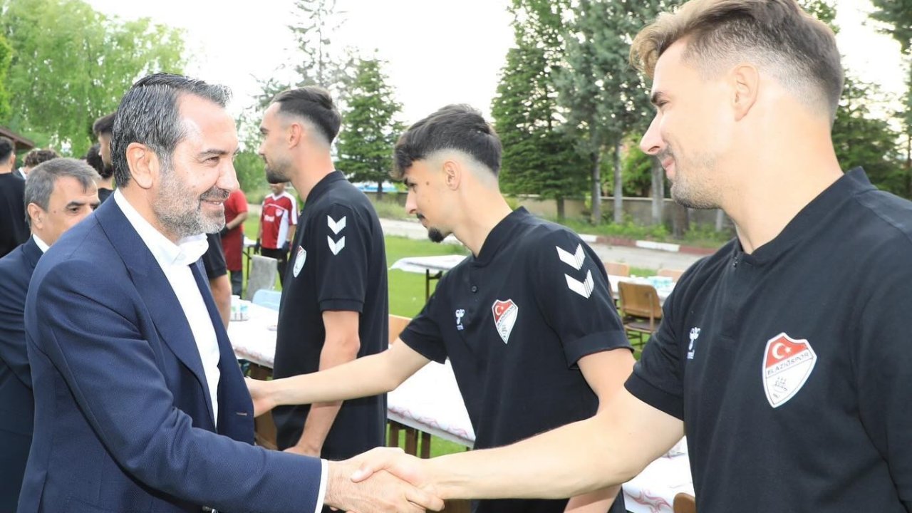 Elazığspor’a il protokolünden moral ziyareti