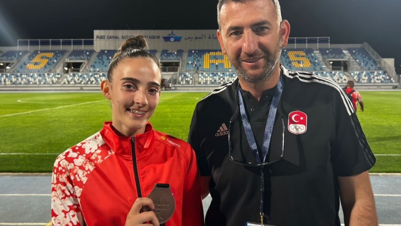 Eskişehirli atletizm sporcusu U23 Akdeniz Şampiyonası’nda 3’üncü oldu