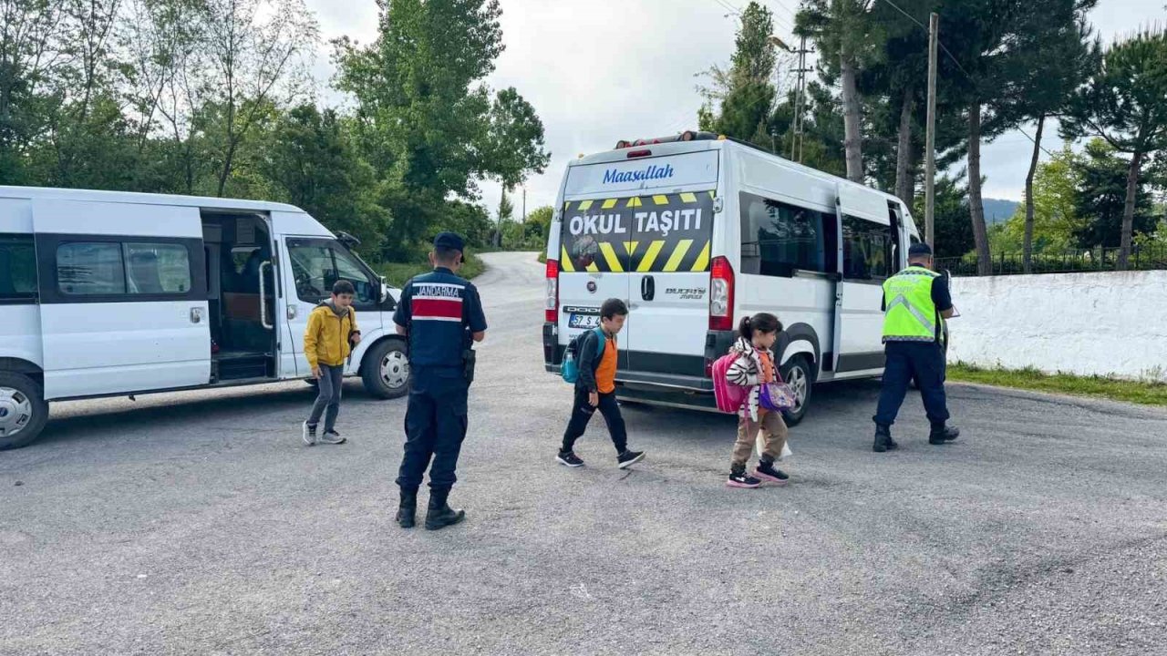 Sinop’ta jandarma denetimleri