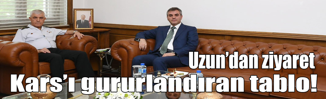 TBMM Genel Sekreteri Uzun'dan Jandarma genel komutanı Çetin'e ziyaret.