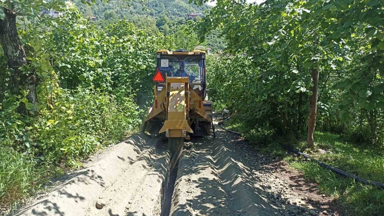 Ordu’da içme suyu hattı yenileme çalışmaları sürüyor