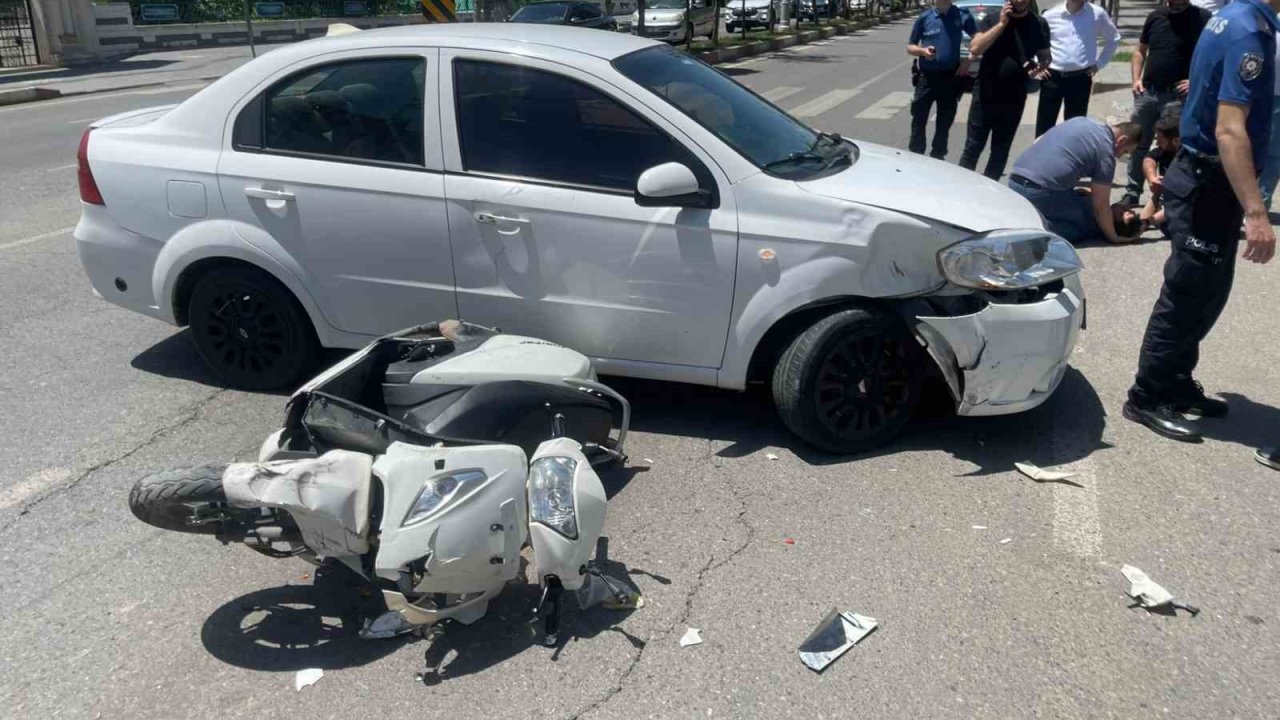Siirt’te otomobilin çarptığı motosiklet sürücüsü yaralandı