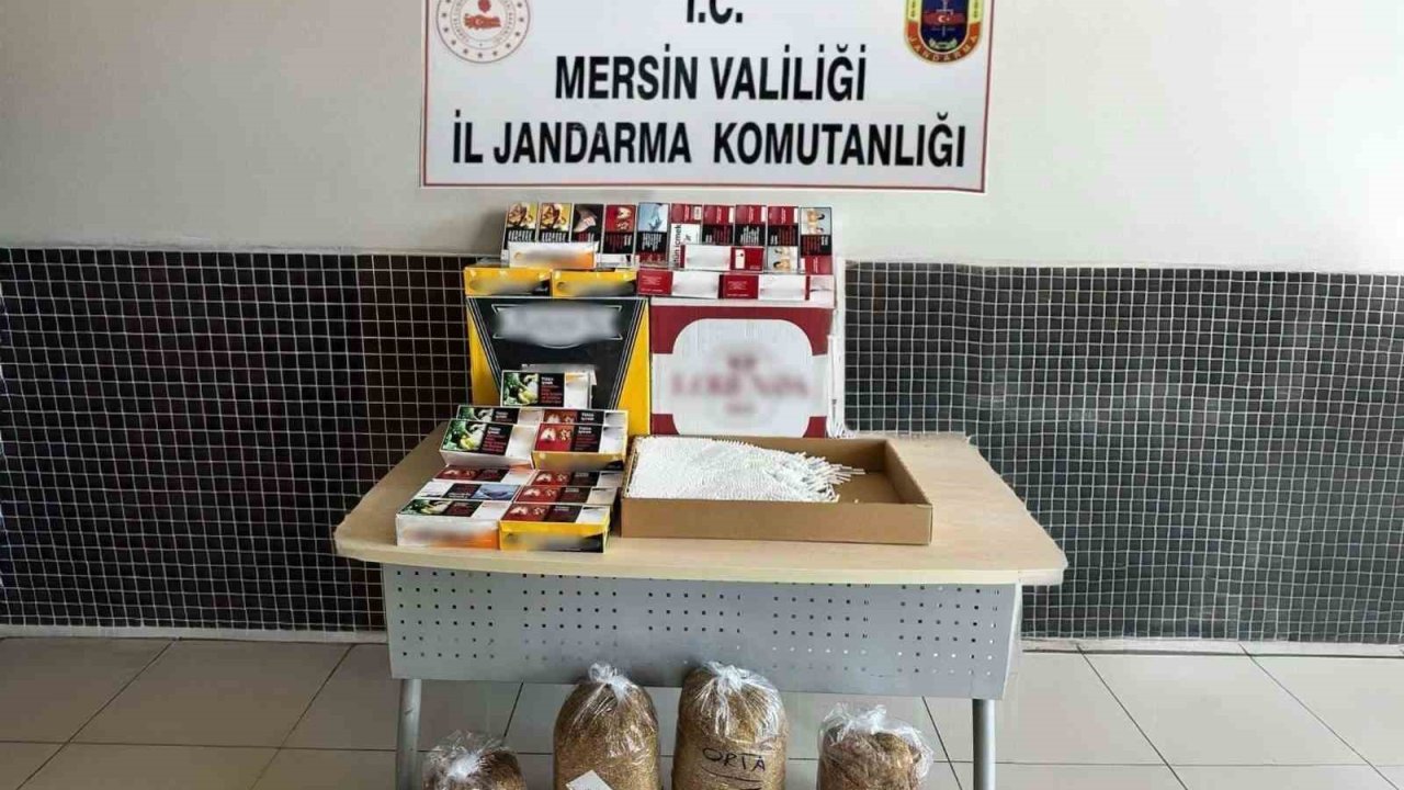 Mersin’de 28 bin adet makaron ele geçirildi