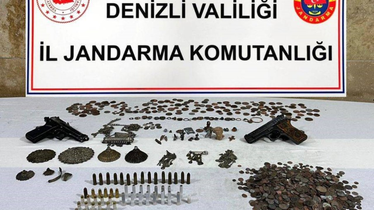 Jandarmanın operasyonunda çok sayıda tarihi eser ele geçirildi