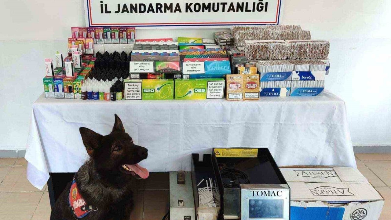 Jandarmadan kaçakçılık operasyonu: 210 bin TL’lik malzeme ele geçirildi