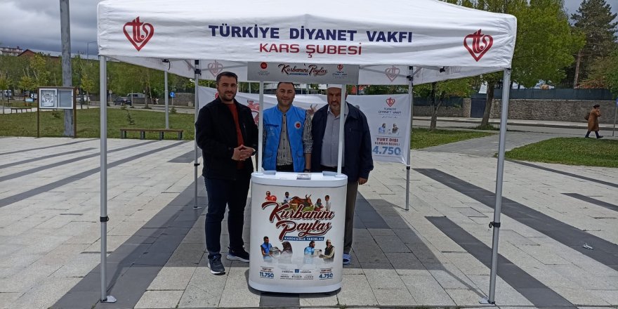 Kars'ta Vekaletle Kurban Tanıtım Standı Açıldı