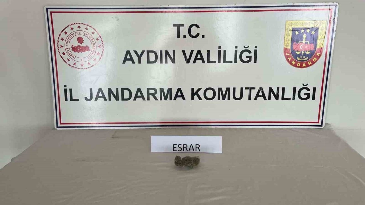 Aydın’da jandarma ekipleri uyuşturucuya geçit vermiyor