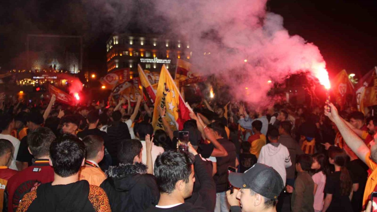 Kayseri’de Galatasaray coşkusu