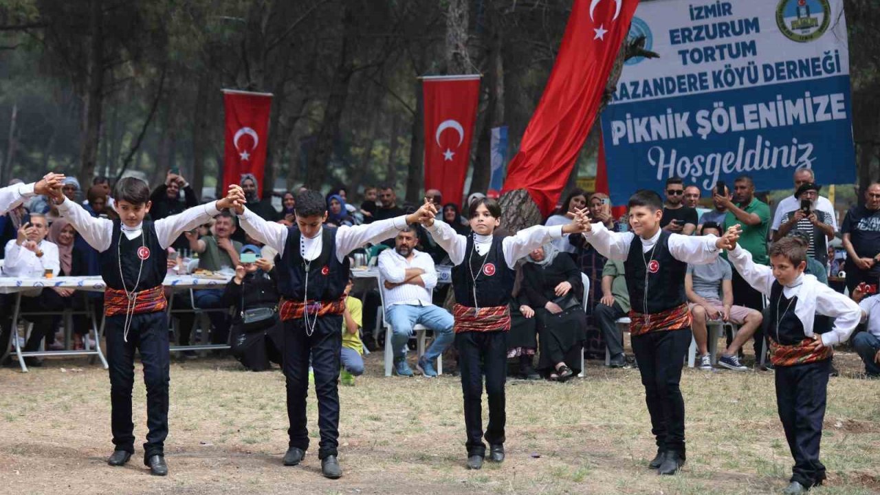 Binlerce Erzurumlu İzmir’deki piknik şöleninde bir araya geldi