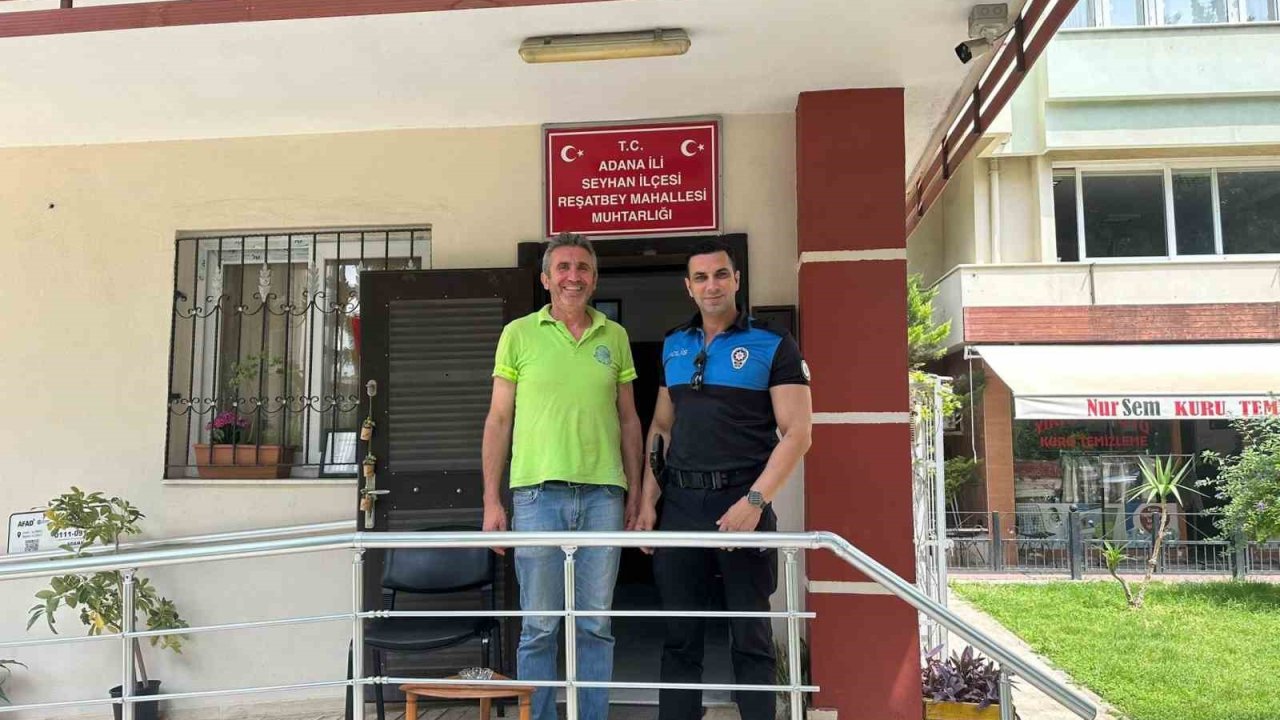 Adana’da polis mahalle muhtarları ile görüştü