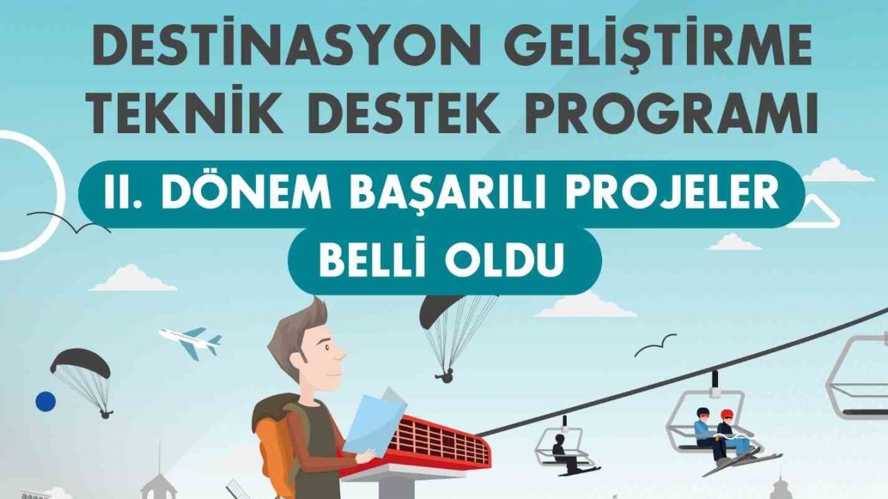 Destinasyon Geliştirme Teknik Destek Programı ile 5 proje desteklenecek