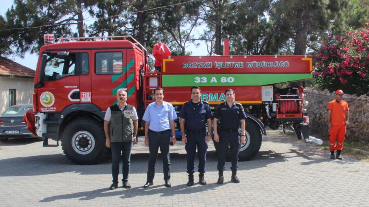 Bozyazı’da orman yangınlarıyla mücadele toplantısı yapıldı