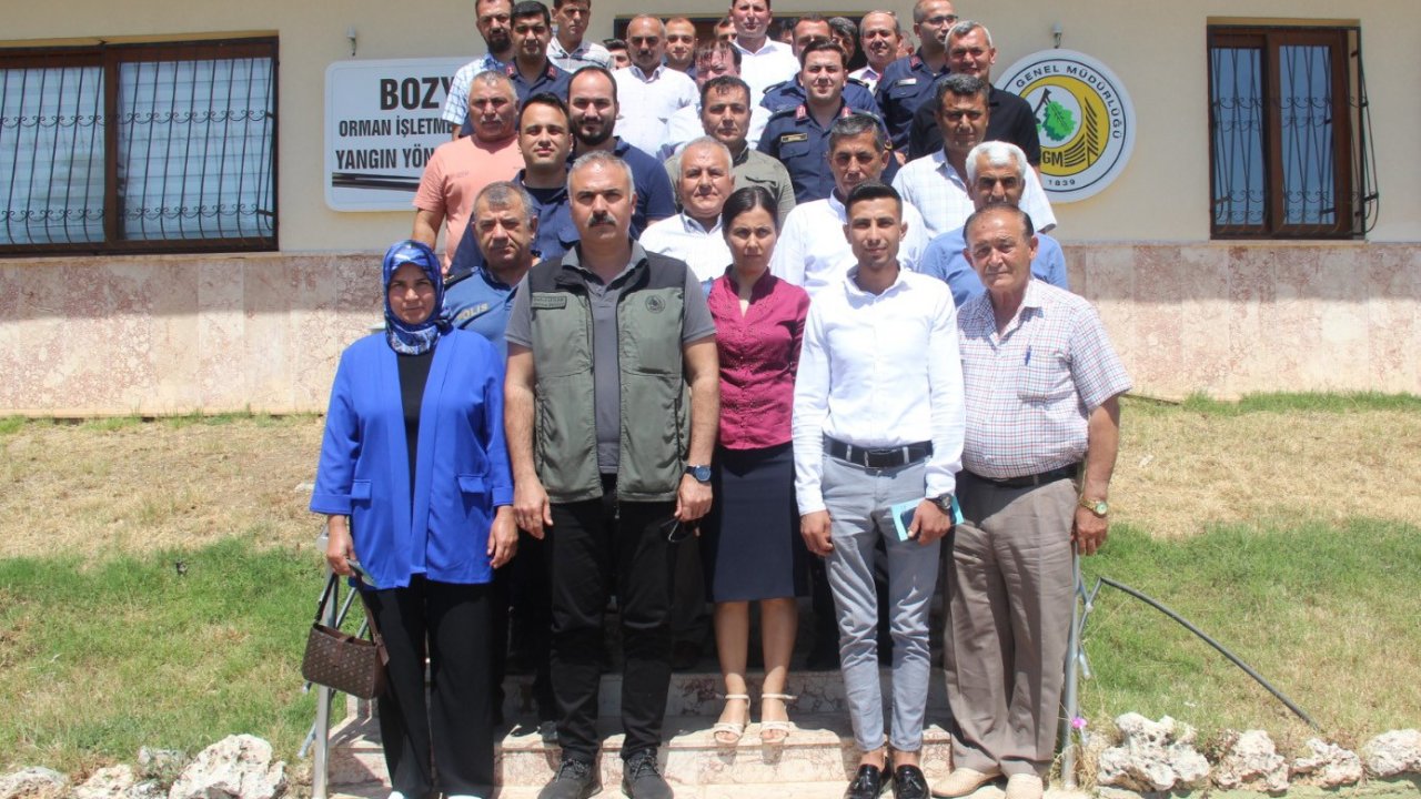 Bozyazı’da orman yangınlarıyla mücadele toplantıları sürüyor