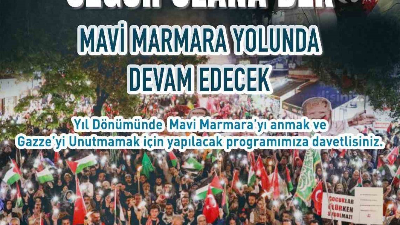 Mavi Marmara şehitleri Millet Bahçesi’nde anılacak