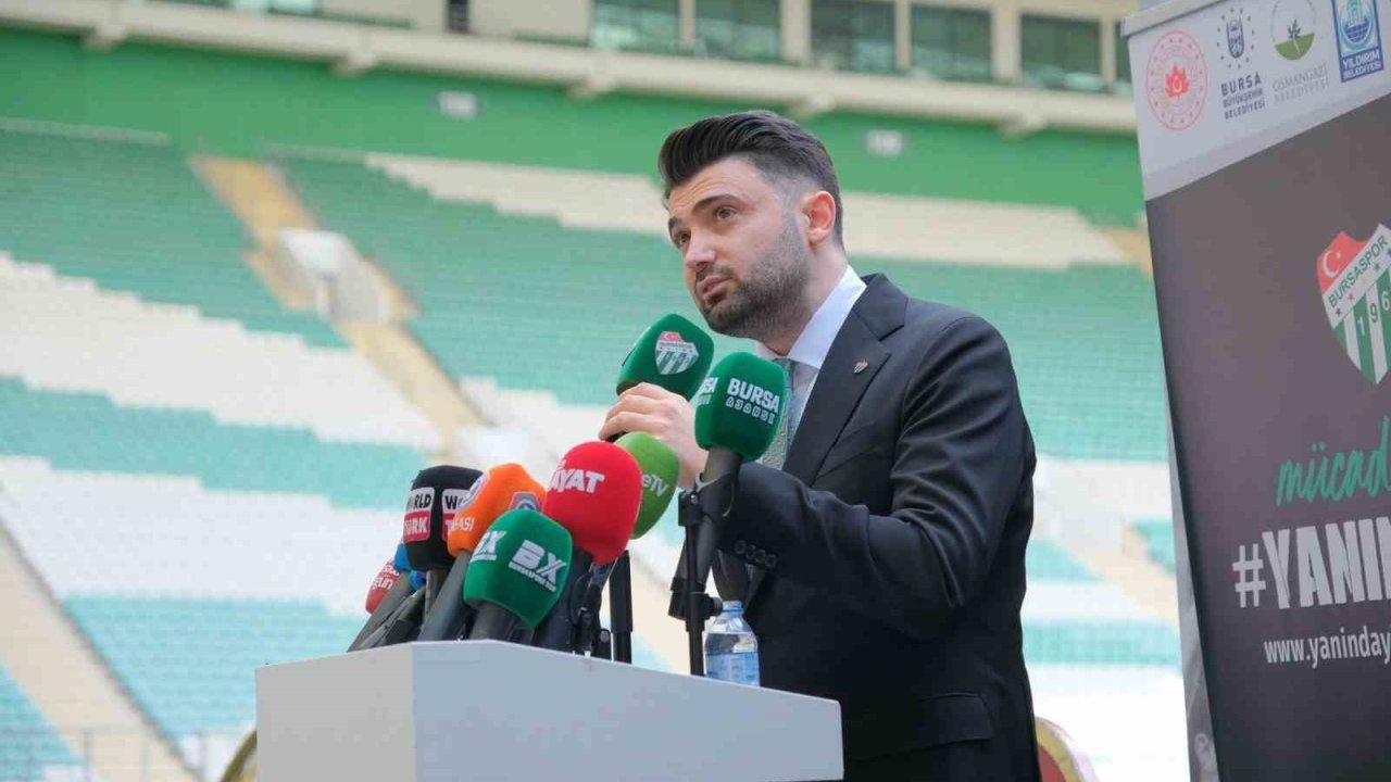 Bursaspor Başkanı Enes Çelik: “Bursaspor büyüklüğünü hiçbir zaman kaybetmeyecek”