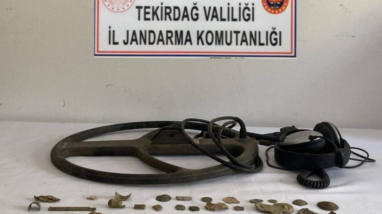 Tekirdağ’da tarihi eser kaçakçılarına operasyon: 2 gözaltı