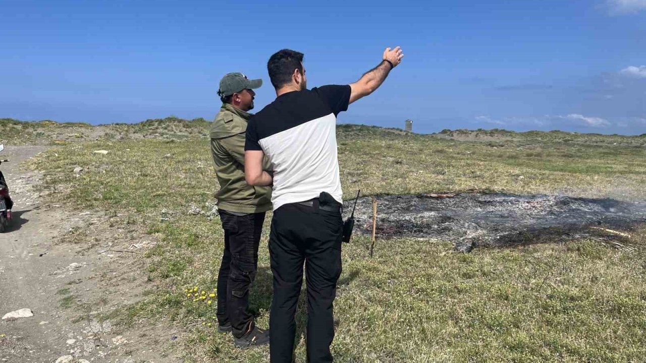 Kuş cennetinde polis denetimi