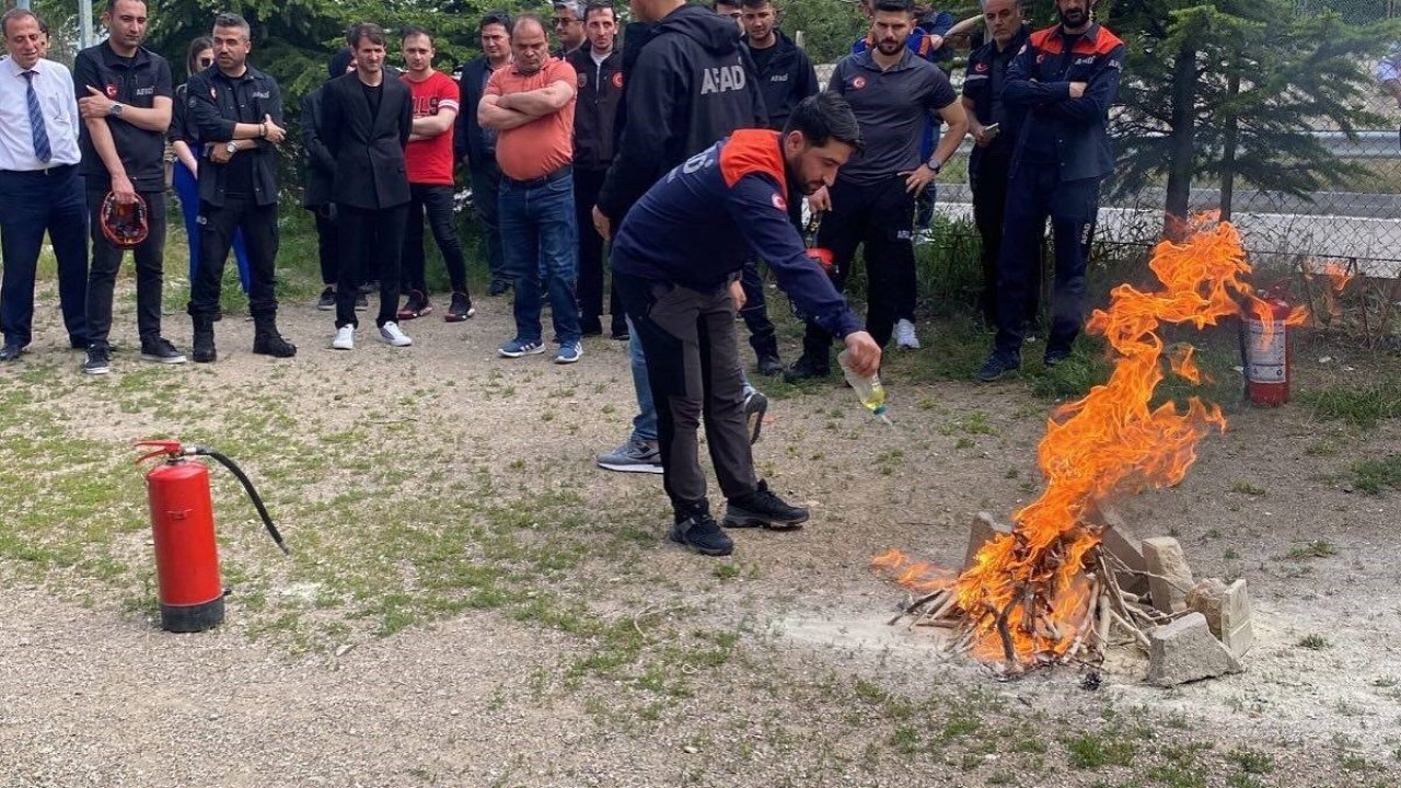 Bayburt’ta tahliye ve yangın tatbikatı gerçekleştirildi