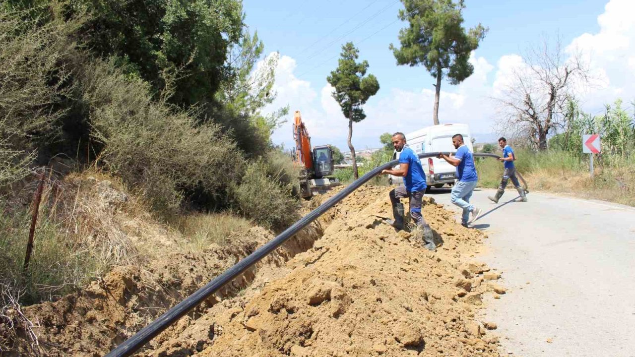 ASAT Manavgat Karaöz’de su borularını yeniliyor