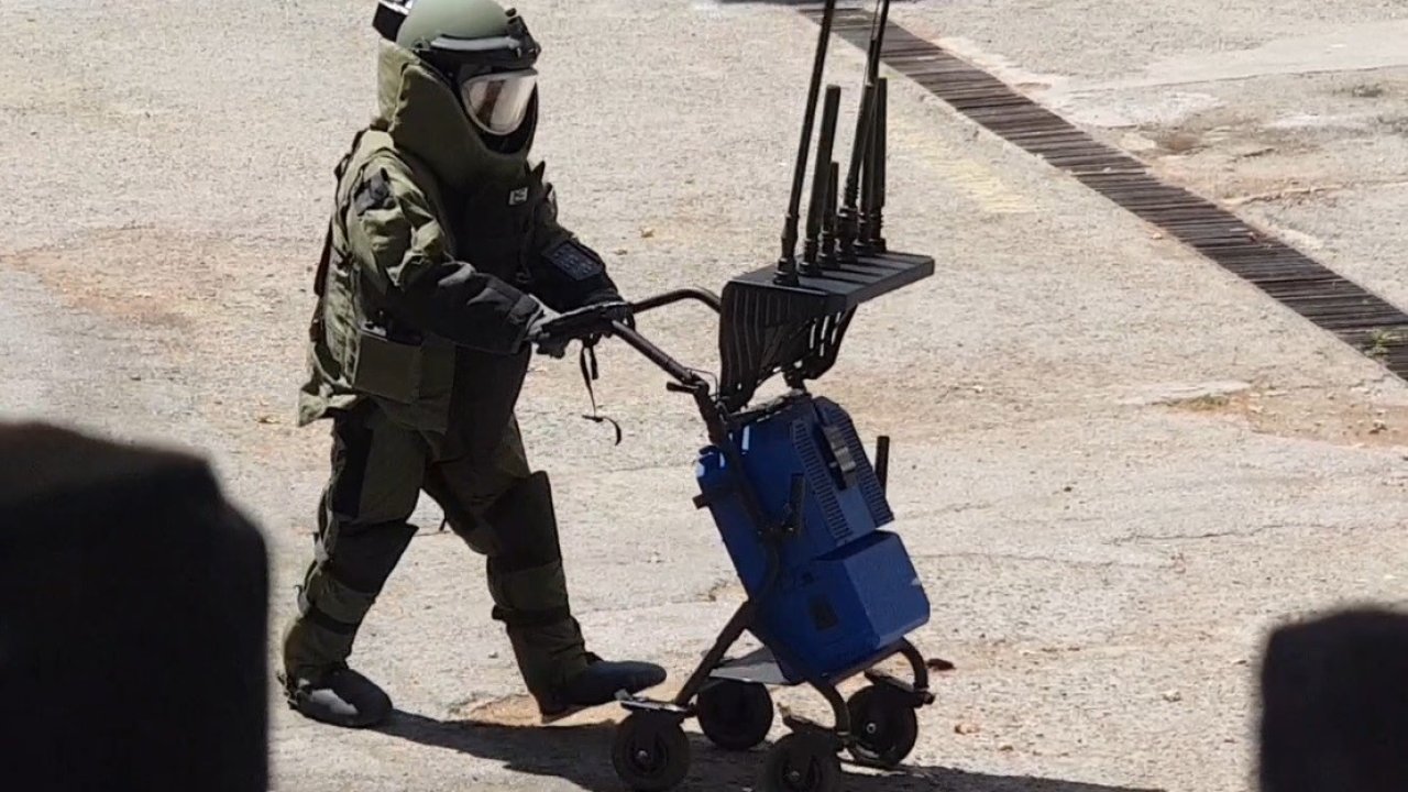 Edremit Devlet Hastanesi’nde bomba paniği tatbikat çıktı