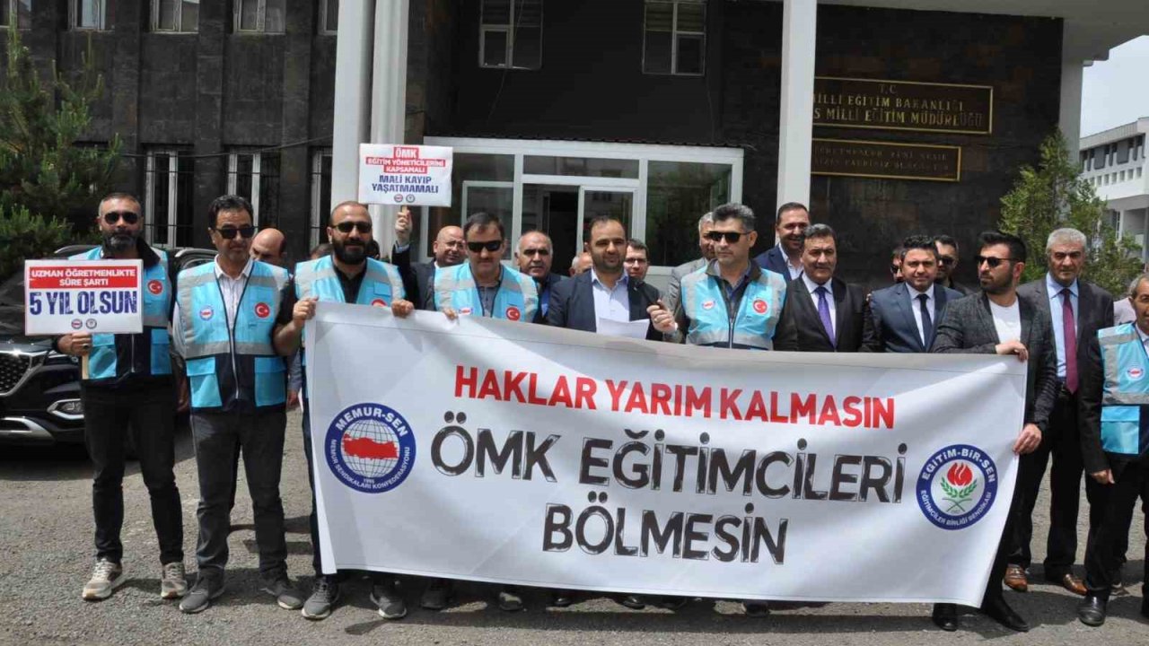 Kars’ta idarecilerden basın açıklaması