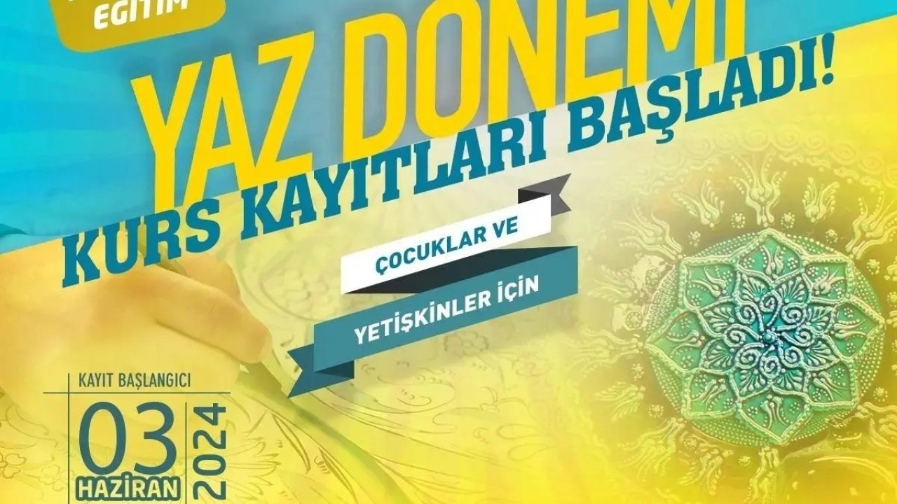 KAYMEK Yaz Kursları kayıtları başladı