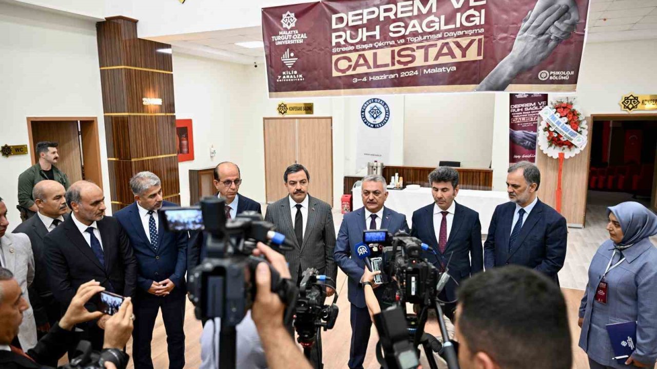 Malatya’da ‘Deprem ve Ruh Sağlığı Çalıştay’ı düzenlendi