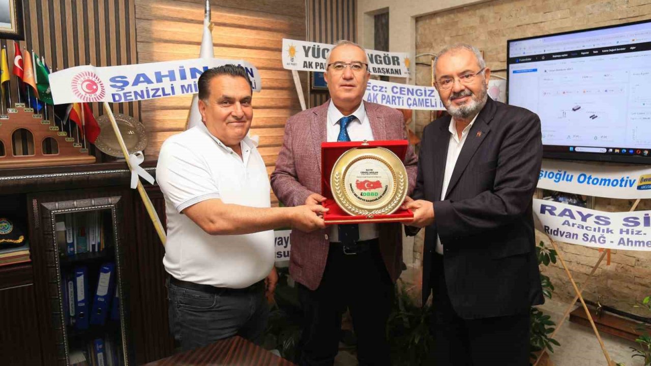 Denizli Belediye Başkanları Derneği’nden Başkan Arslan’a ziyaret