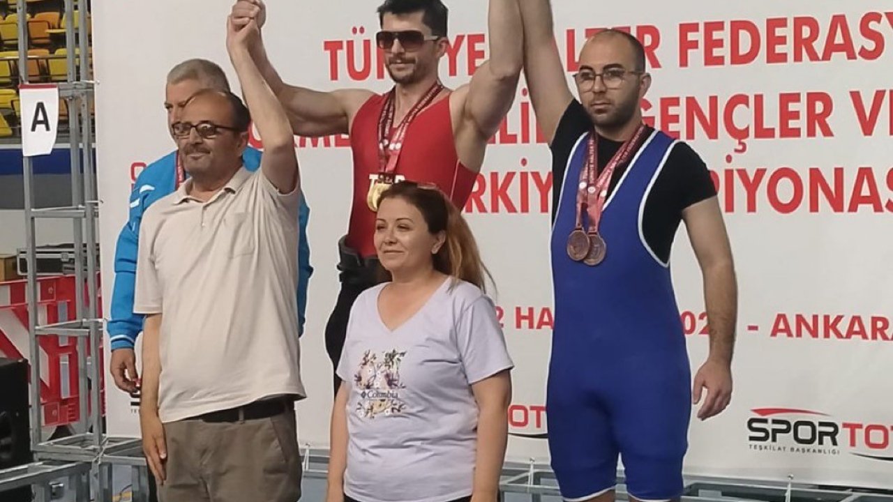 Eskişehirli görme engelli sporcu Türkiye 3’üncüsü oldu