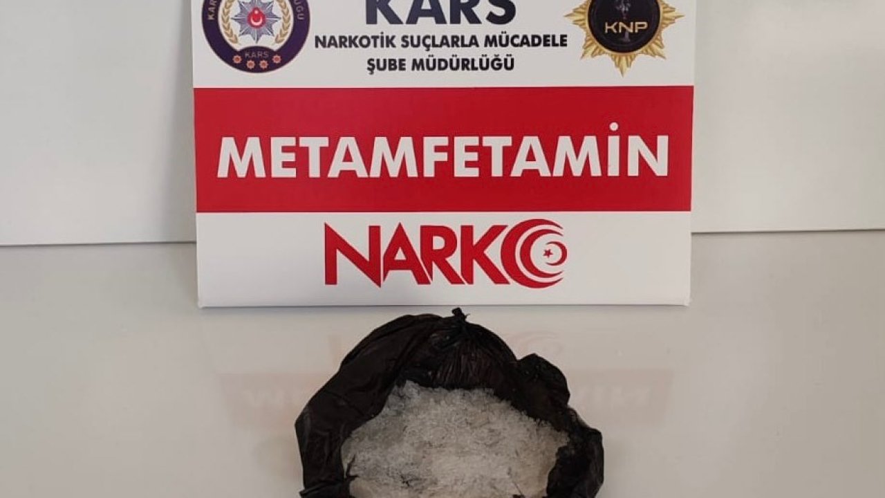 Kars’ta metamfetamin ele geçirildi