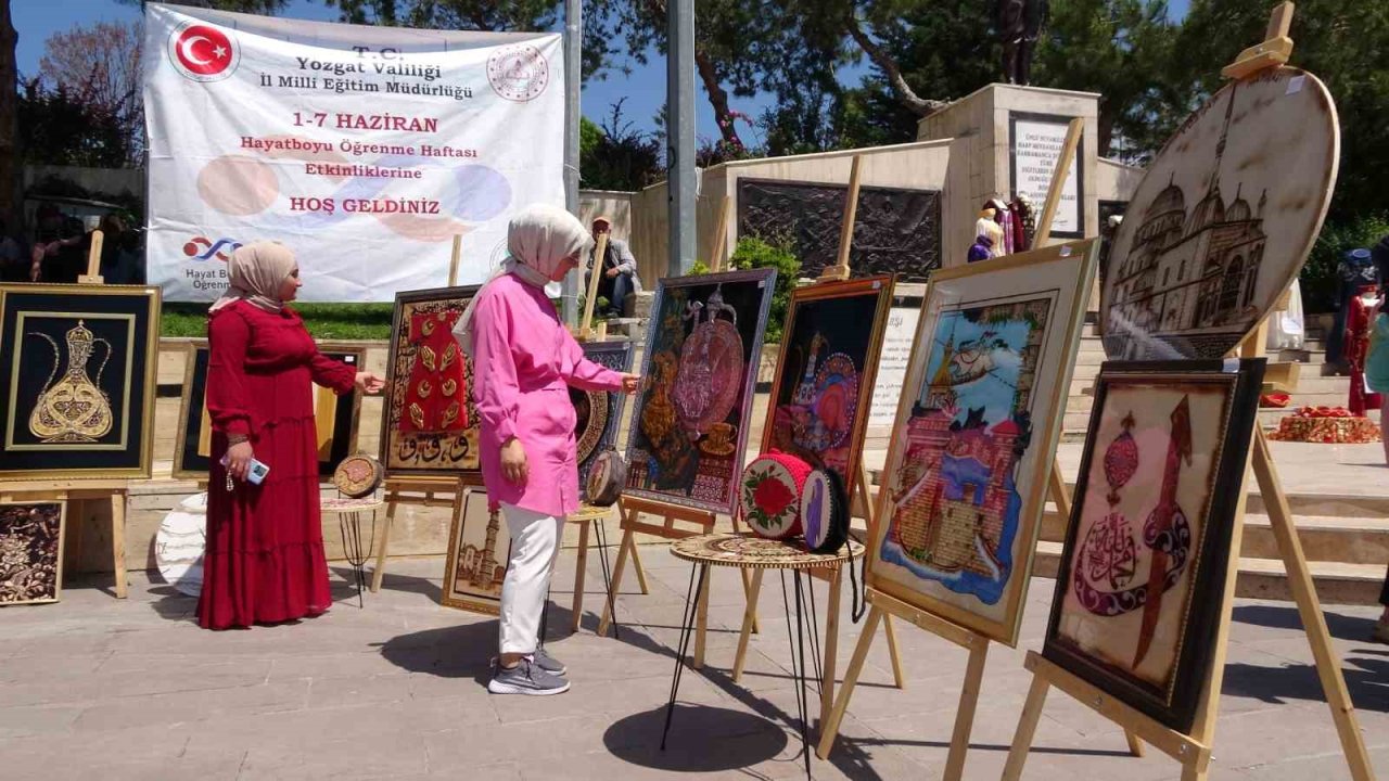 Yozgat’ta bir yıllık emeklerini sergilediler