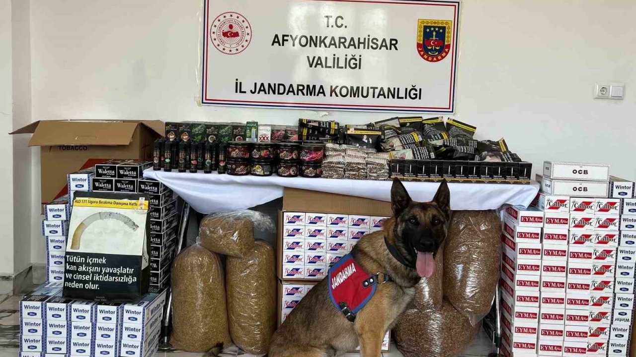 Jandarma 90 bin 800 adet çeşitli markalarda boş makaron ele geçirdi