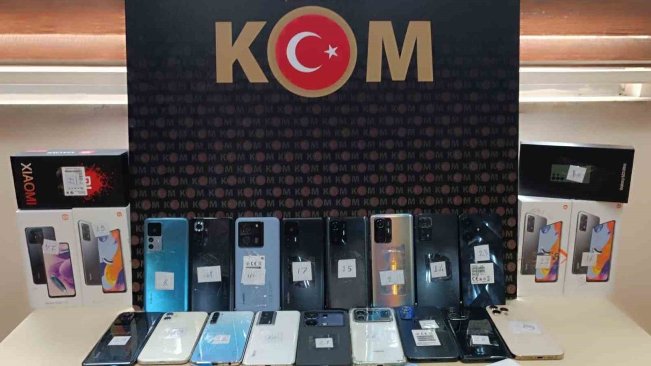 Bolu’da kaçak telefon operasyonu