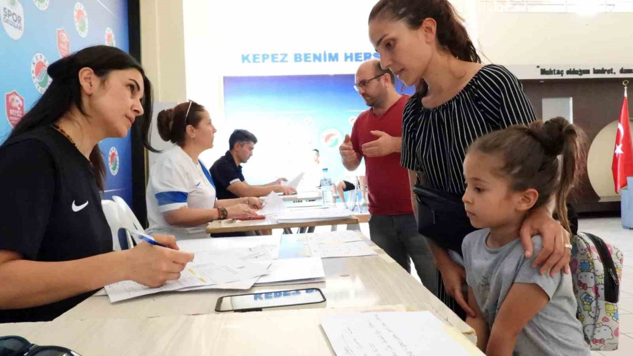 Kepez’in sportif yaz tatiline yoğun ilgi