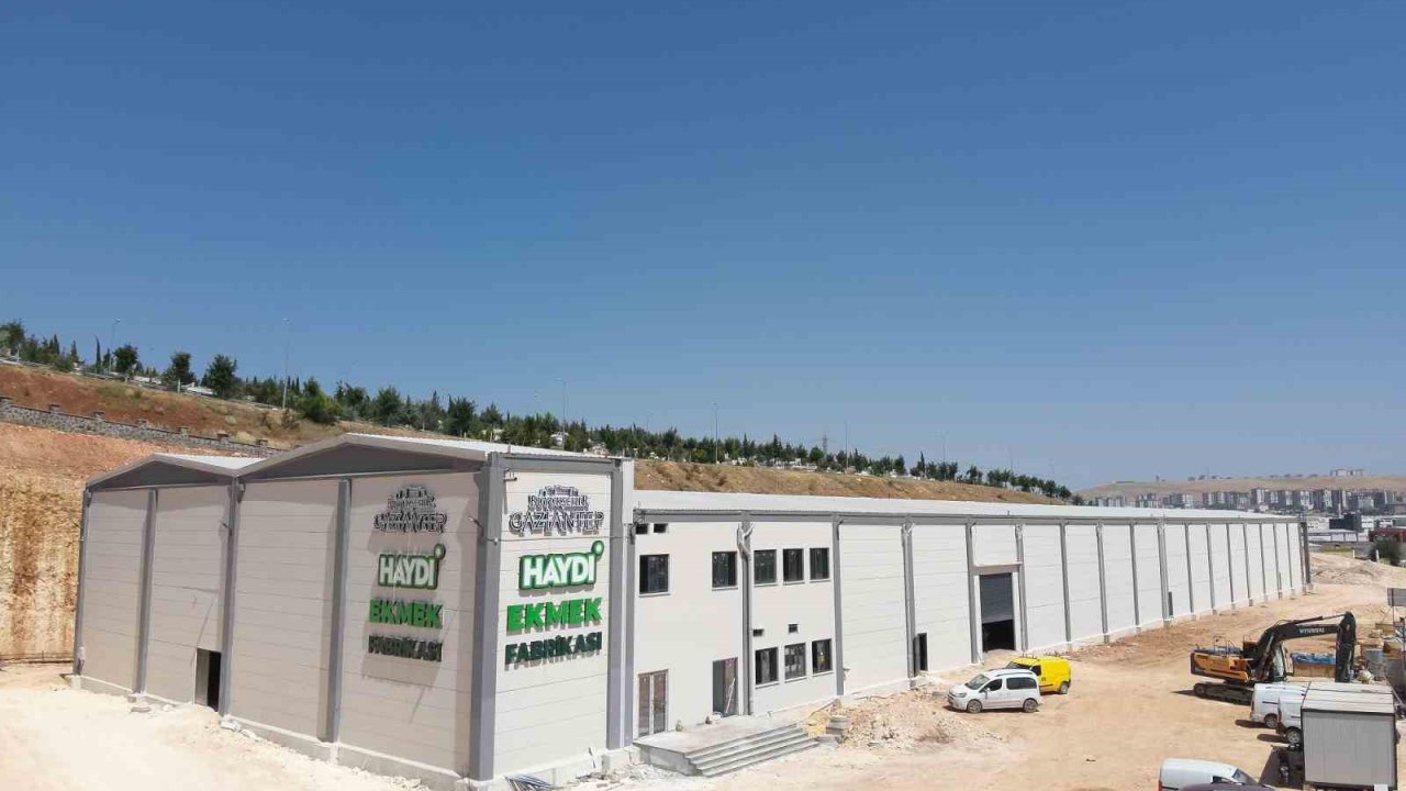 Gaziantep’te HAYDİ’ler için ekmek üretim fabrikası kuruldu