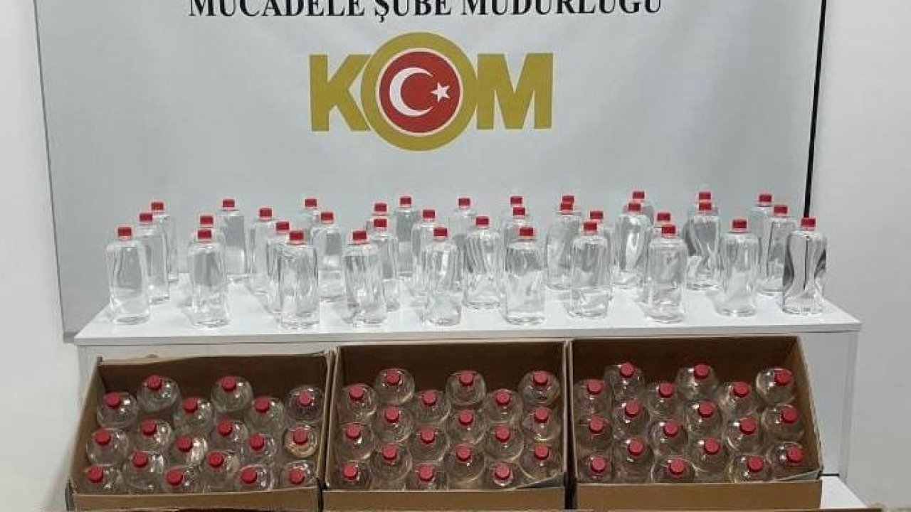 Samsun’da 198 litre etil alkol ele geçirildi