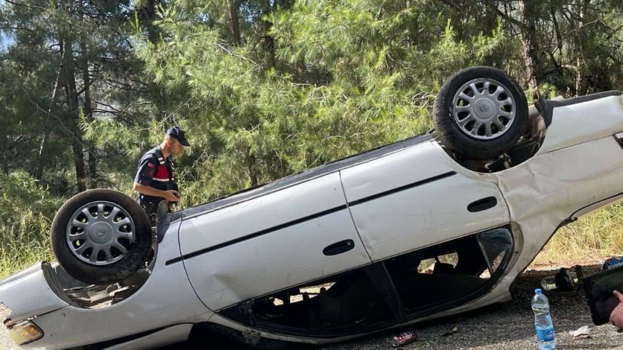 Takla atan otomobilin sürücüsü hayatını kaybetti