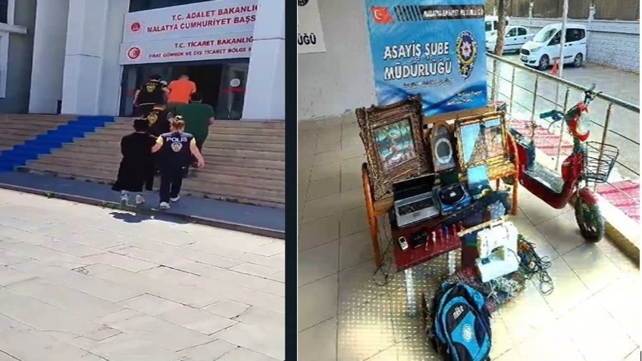 72 saatlik kamera görüntüsü izlenerek hırsızlar yakalandı