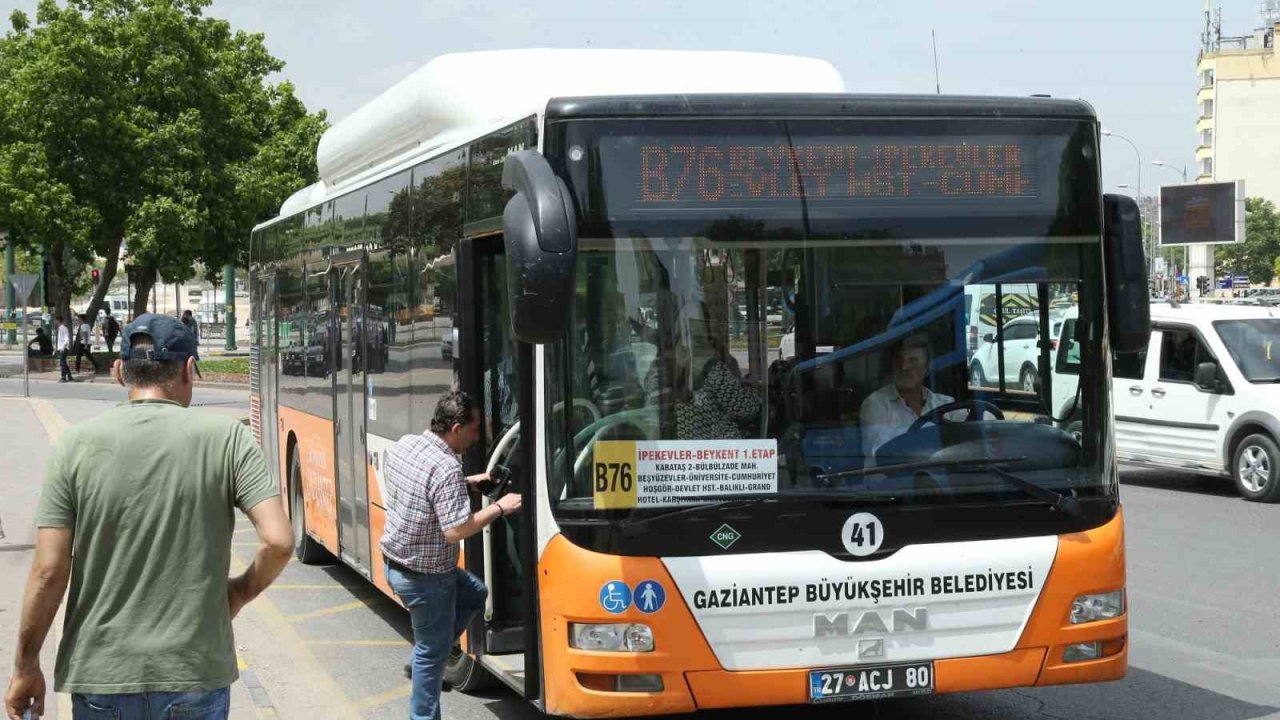 Büyükşehir’in ulaşım hizmetleri bayram dolayısıyla 5 gün boyunca ücretsiz