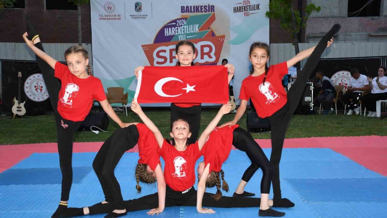 Balıkesir’de Hareketlilik Yılı Spor Şenlikleri yapıldı